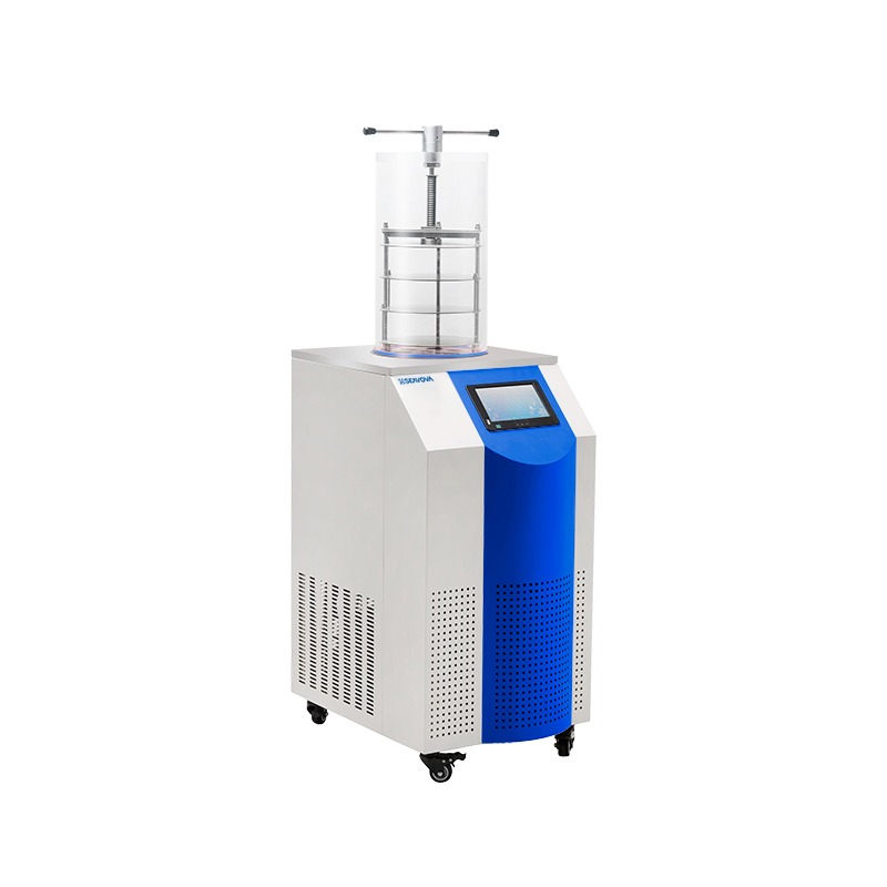 -60°C 4Kg Gland Type Programmable Floor Laboratory Freeze Dryer / Lyophilizer NovaDryer-FH122