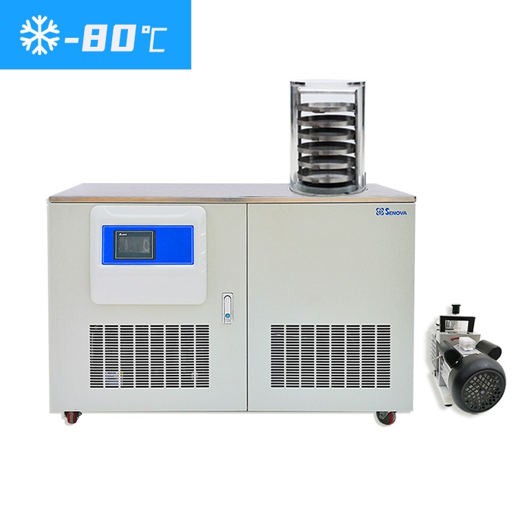 -80°C Horizontal Freeze Dryer with heating shelves NovaDryer-CH271 Ordinary Type